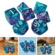 thumbnail image 5 of de dados poliédricos de 7 piezas D8 D10 D12 D20 juguetes de entretenimiento para de DND , verde Macarena Dados poliédricos, 5 of 8