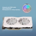 thumbnail image 3 of Tarjeta de Gráficos de Juegos, Tarjeta Gráfica de Escritorio Salida HD Ventilador de Enfriamiento dual GDDR5 256 Bits 8GB Para PC, 3 of 7