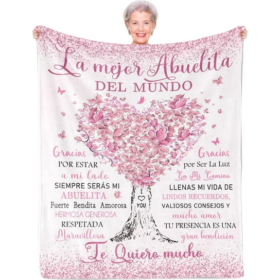 Regalo para Mi Esposa, Gifts for Wife in Spanish, Anniversary Wedding Gifts for Women Blanket 60"x50", Wife Birthday Gift Idea, Wife gift, Regalos de Cumpleaños/Aniversario/Valentín para Esposa