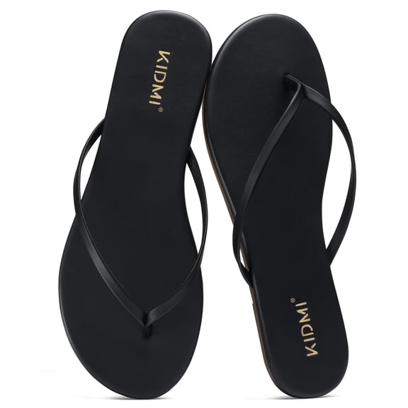 Comwarm Comfortable Summer Beach Women's Flip Flops, Lightweight Flats Women's Sandals Indoor Outdoor