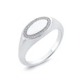thumbnail image 1 of KATARINA Oval Shape Diamond Fashion Ring in Sterling Silver (1/20 cttw, G-H, I2-I3) (Size-11.25), 1 of 4