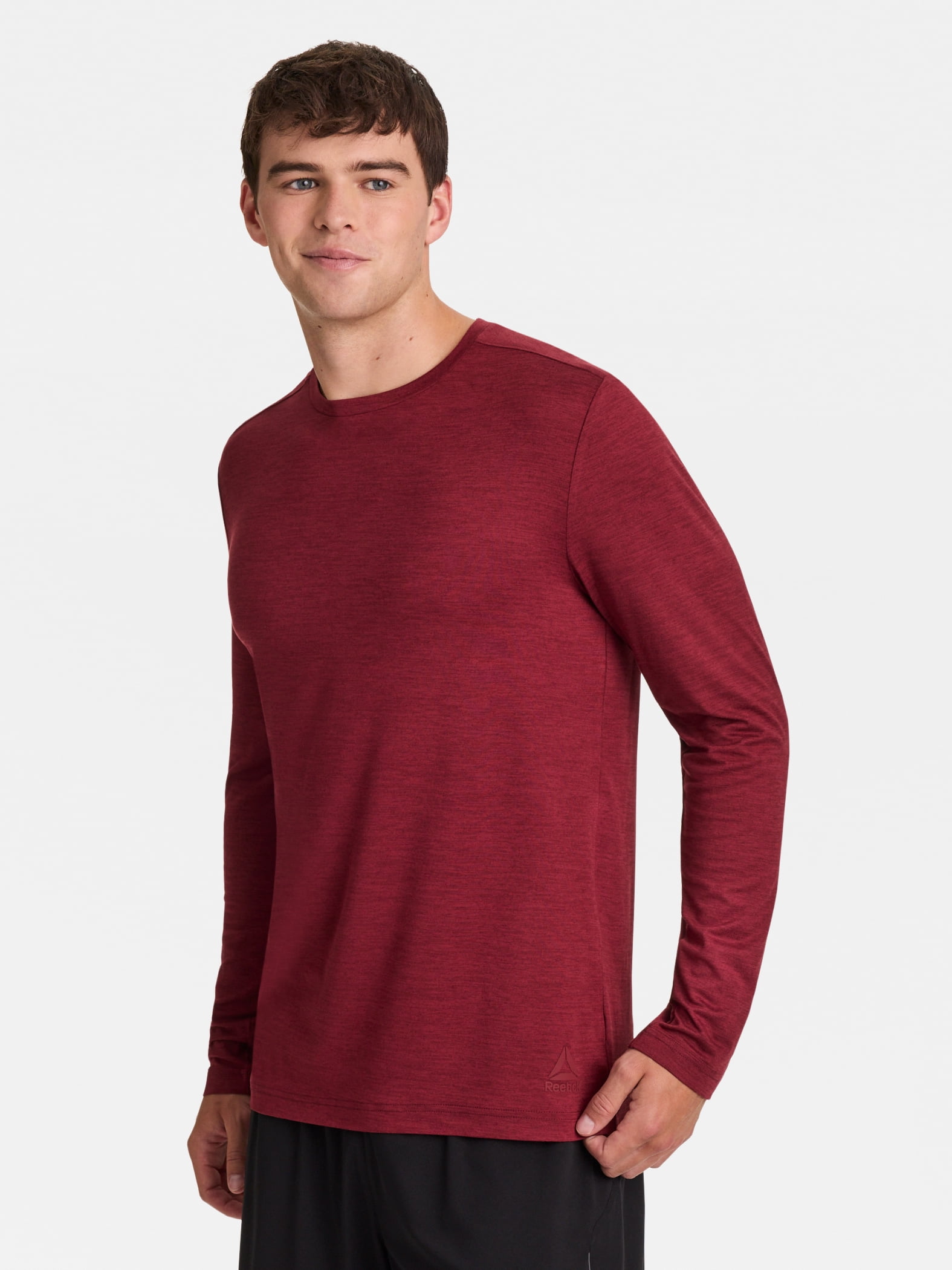 Reebok Men's and Big Men's Legacy Core Long Sleeve T-Shirt, Sizes XS-5XL