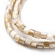 thumbnail image 3 of Natural Freshwater Shell Beads Strands Column Seashell Color 3x4mm Hole: 0.8mm about 124~125pcs/strand 15.28~15.47''(38.8~39.3cm), 3 of 3