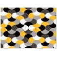 thumbnail image 2 of Area Rug 2'x3' Mid Century Yellow Grey Black Abstract Geometric Art Modern Washable Area Rugs Non Shedding Floor Carpet Rubber Backing Non-Slip Indoor Mats for Living Room Bedroom Kitchen, 2 of 8