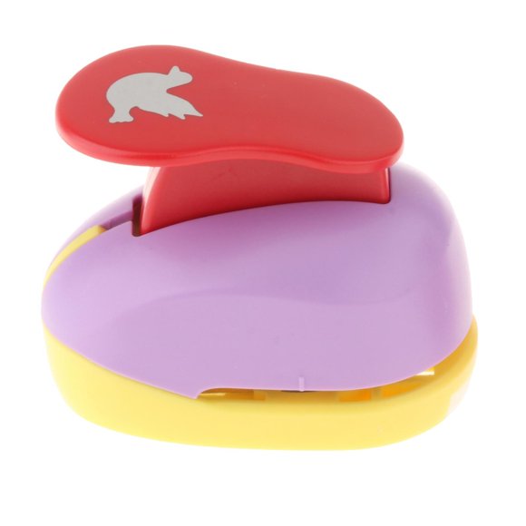 Baohd Perforatrice Artisanale Répétée Perforatrice en Papier Robuste pour des Possibilités de Bricolage Infinies Perforatrice Portative Convient aux Enfants Pigeon 2,3 cm-2,5 cm