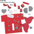thumbnail image 2 of Valentines Mailbox Craft Kit HTOOQ Valentine's Day Card Exchange Puppy Box, Mail Box Crafts for Kids Girls Boys HTOOQ Card Box for Classroom Exchanges by HTOOQ - -, 2 of 3