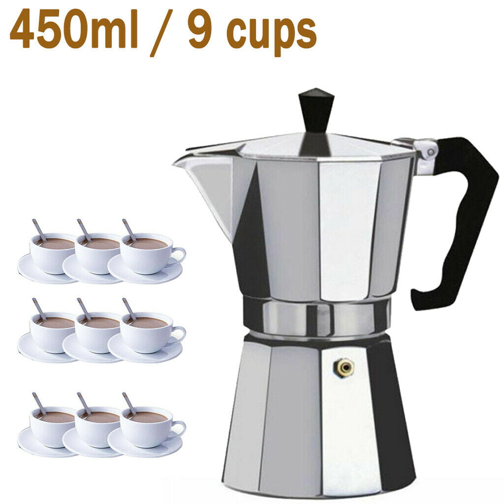 3/6/9/12 Cups Aluminum Italian Type Moka Pot Espresso Coffee Maker
