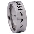thumbnail image 3 of Pilates Style 1 Tungsten Carbide Ring, 3 of 9