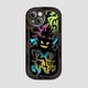 thumbnail image 1 of Funda Compatible Con iPhone 14 13 12 Mini 11 Pro X XR XS Max SE 2020 6 6S 7 8 Plus Translucencia De Ojo Grande Motivo Rojo Amarillo Demonio, 1 of 4
