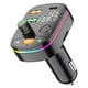 thumbnail image 3 of Transmisor FM para coche con Bluetooth, compatible con llamadas manos libres, 3 puertos de carga, reproductor MP3, 3 of 14
