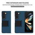 thumbnail image 2 of Decase Stereo Stand Folding Mobile Phone Case Compatible with Samsung Galaxy Z Fold 7 5G,Hard PC Material, Impact-Resistant and Drop-Resistant Shockproof Protective Phone Cover Fold7 Case,Darkblue, 2 of 10