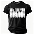 thumbnail image 4 of cocolona Mens Graphic Funny Tees Crew Neck Short Sleeve Print T-shirts Fashion Casual Pullover Tops, 4 of 5
