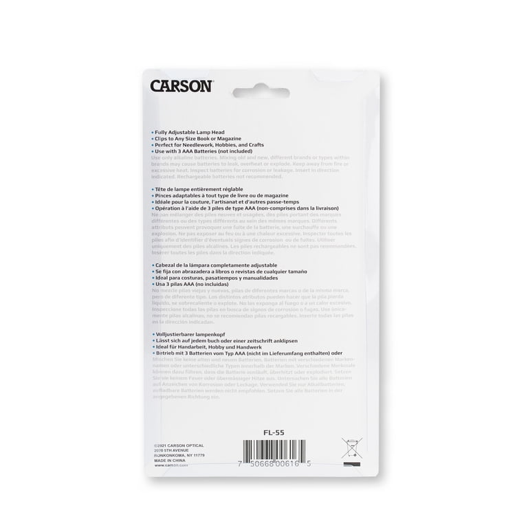 Carson FlexNeck Ultra Bright LED Clip-On Book Light photo 6