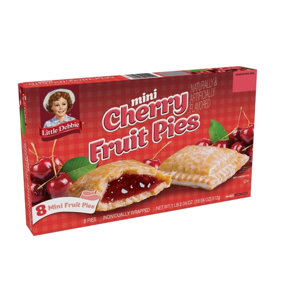 Little Debbie Cherry Fruit Pies, 18.04 oz (8 Count)