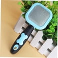 thumbnail image 4 of COMPUKAS 1Pack Dog Detangler Comb Stainless Steel Blue For Pet Grooming Home Cleaning, 4 of 8