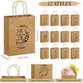 thumbnail image 2 of 24 Pcs Fathers Day Christian Gift Bags, Bible Verse Kraft Paper with Handles, Religious Church Favor Supplies Bulk for Men, Dad, Sunday School, Baptism, Bible Study (Classic Design), 2 of 7