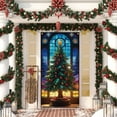 thumbnail image 5 of YIKA 35 X 71 Inch Christmas Door Cover - Santa Claus Pattern - Christmas Day Door Decoration - Festival Party Decoration Christmas Decorations B, 5 of 6