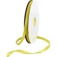 thumbnail image 1 of TONIFUL 3/8 Inch x 100yds Lemon Light Yellow Satin Ribbon Thin Solid Fabric Ribbons Roll for Gift Wrapping Invitation Floral Hair Balloons Craft Sewing Party Wedding Decoration Valentine's Day Bouquet, 1 of 6