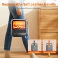 thumbnail image 5 of FLYMOON Electric Fireplace , Fireplace  with 3D Different Flame Effects, 750/1200W, 7 H Timer, Electric Fireplace Heaters with Overheating & Tip-Over Protection for Office Garage Indoor, 5 of 8