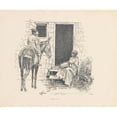 thumbnail image 2 of J. Campbel Phillips 14x12 Gold Ornate Wood Frame and Double Matted Museum Art Print Titled - A Social Call (1899), 2 of 4