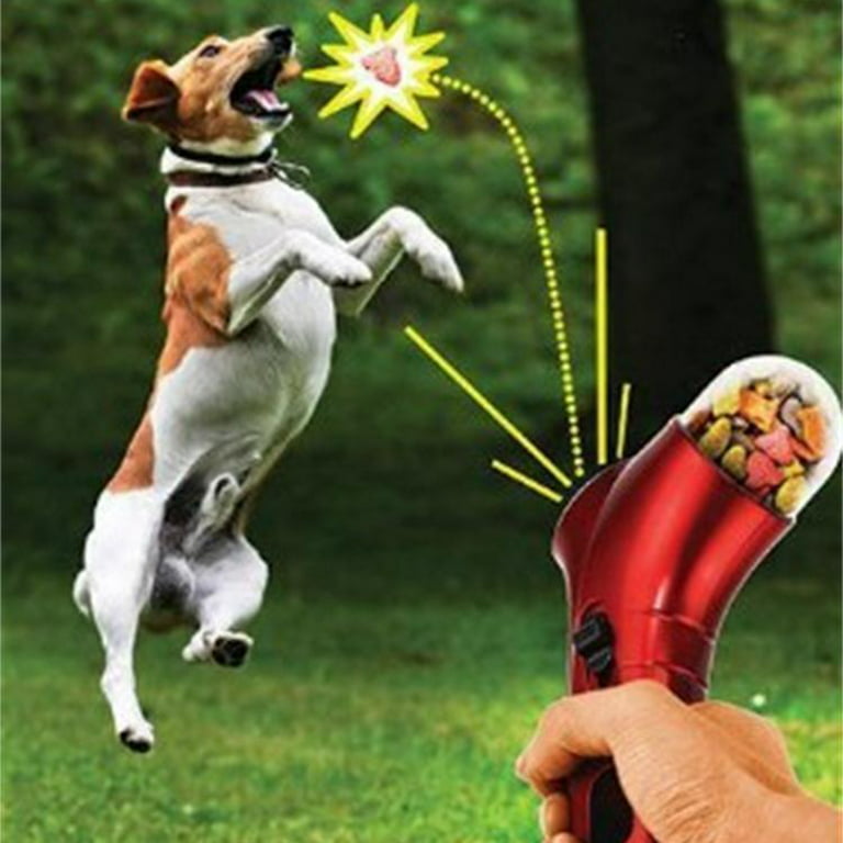 Dashing Dog Pet Treat Launcher With Wrist Strap