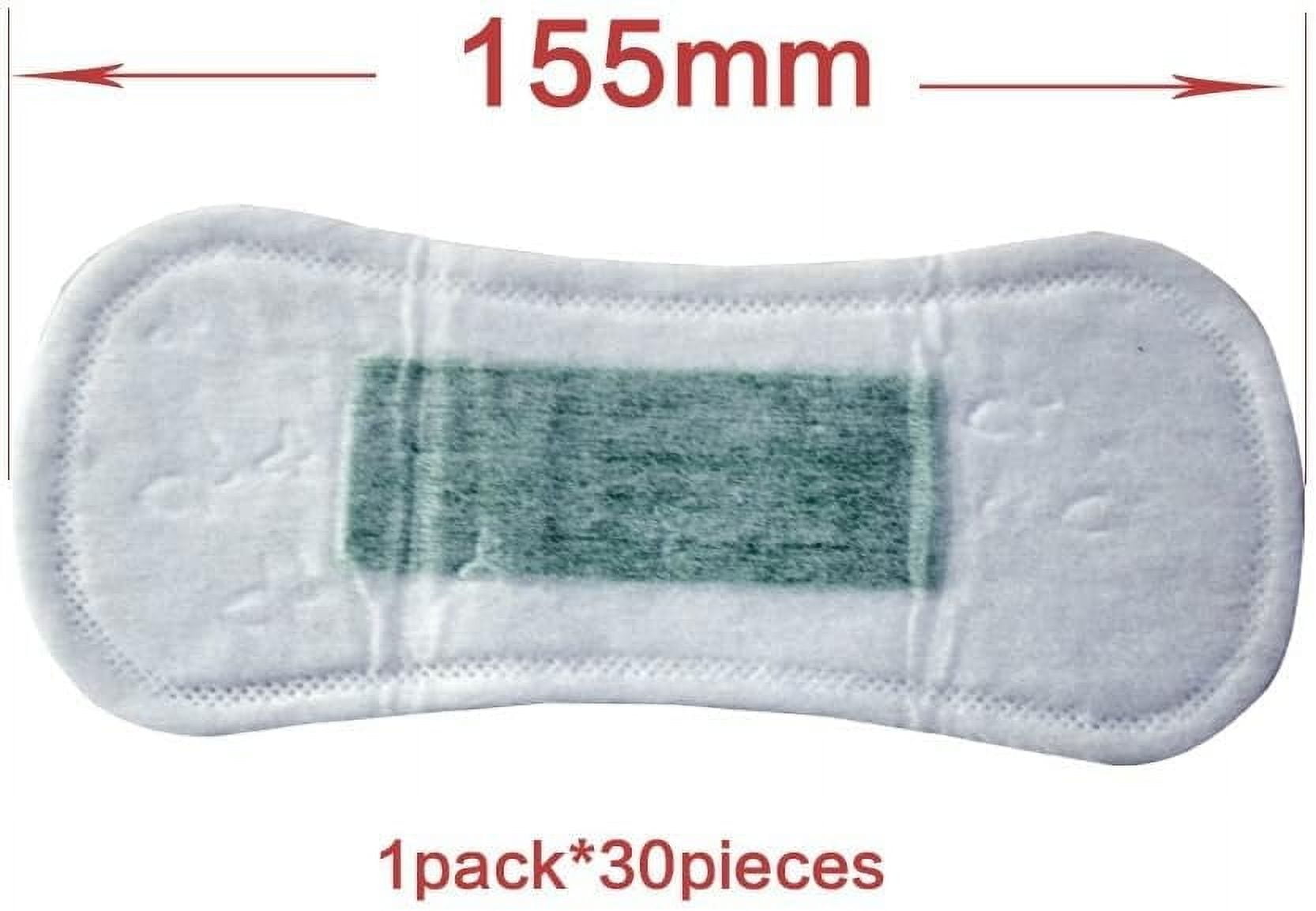 10 Packs SHUYA Natural Cotton Anion Panty Liners for Women Without Wings,Sanitary Napkin Negative ion Pads, Chlorine Free, Herbal Scented