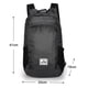 thumbnail image 5 of Mochila Plegable Mochila Liviana 20l, Resistente Al Agua para Senderismo,Negro, 5 of 5