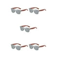 thumbnail image 1 of ZheElen Polarized Lens Sun Glasses Stylish Colorful Lens Options Lightweight Frame Fashionable Wood Unisex silver 5Set, 1 of 6