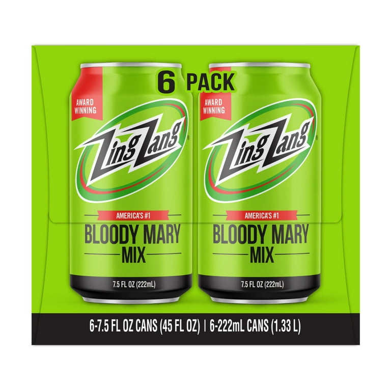 Zing Zang Bloody Mary Mix, Non-Alcoholic Cocktail Mixer, 7.5 Fl Oz