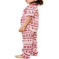 thumbnail image 4 of Family Matching Clothes Christmas Sleepwear  Tree Print Tops Trousers Baby Romper Pajamas Set, 4 of 7