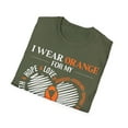 thumbnail image 4 of I Wear Orange For My Husband Leukemia Cancer Awareness Month TShirt, 4 of 4