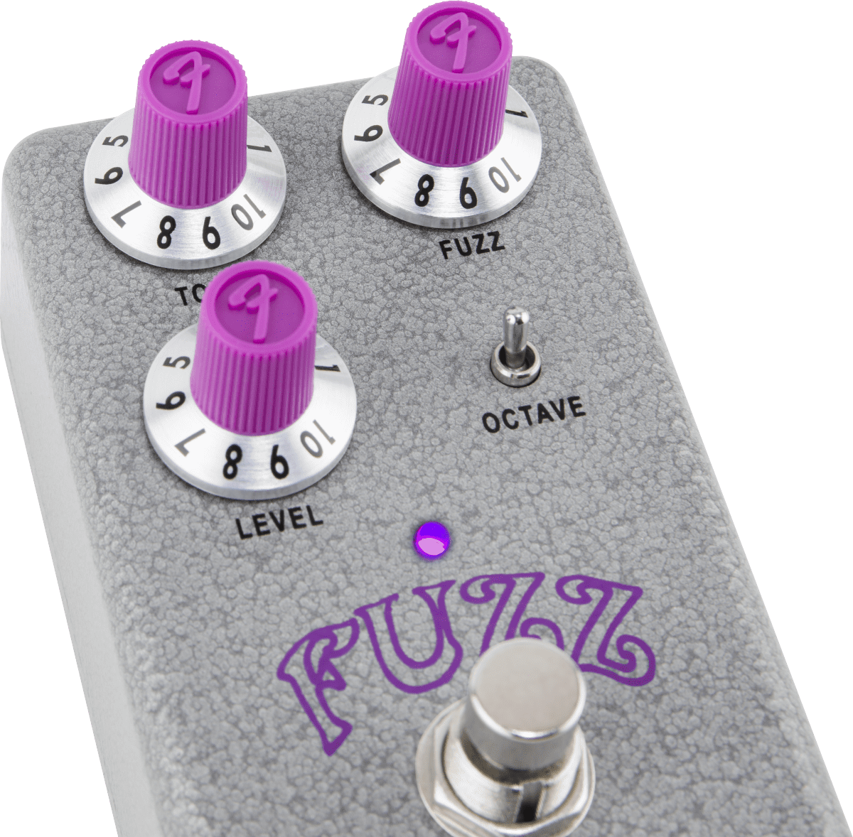 Genuine FENDER Hammertone  Fuzz Pedal, Solid Aluminum Stomp Box #0234574000
