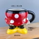 thumbnail image 1 of Taza de cerámica de medio cuerpo de Mickey y Minnie 3D taza de café de pareja de dibujos animados lindo taza de agua de Mickey Mouse, 1 of 5