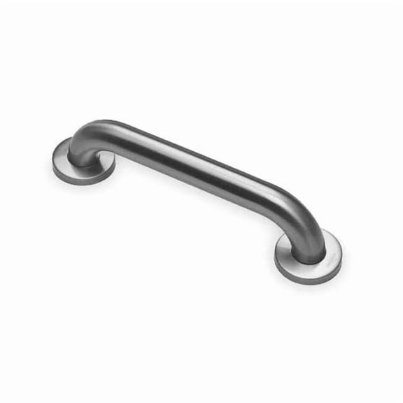 Smooth w/SANIGUARD(R) Product Protection Grab Bar with Anti-Microbial Coating, 24" L
