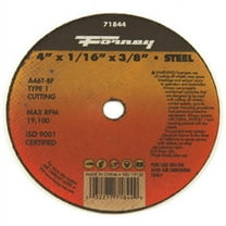 Industries Inc 71844 Wheel Cutoff Metal - 4 x 0.063 x 0.38 in.