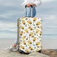 thumbnail image 7 of Fuzoiu Bee and Flowers Print Suitcase Cover,Washable Luggage Covers for Suitcase,Elastic Luggage Protector Cover,Scratch Resistant Travel Suitcase Covers-X-Large, 7 of 7
