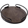 thumbnail image 1 of Foreside Home & Garden Plateau Décoratif Rond en Métal de 14 x 14 Po Petit, 1 of 7
