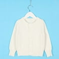 thumbnail image 2 of Toddler Kids Girls Cardigan Long Sleeve Kid Button Sweater Girl Crew Neck Cardigans Sweater, 2 of 3