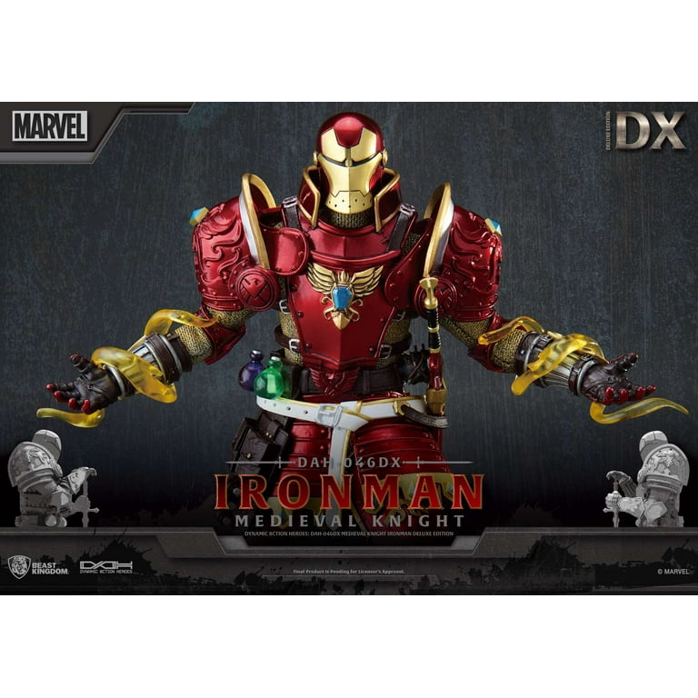 Marvel Deluxe Iron Man Medieval Knight DAH-046DX Dynamic 8Ction