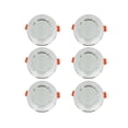 thumbnail image 1 of 6 Piezas Empotrable LED Regulable Plafón Empotrable Empotrable 220-240V Macarena Luz de techo LED, 1 of 8