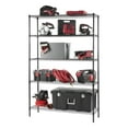 thumbnail image 3 of Hyper Tough 5-Tier Multipurpose Steel Wire Shelving Rack, Black, 3000 lbs Capacity, 3 of 7