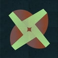 thumbnail image 1 of Ahgly Company Machine Washable Indoor Square Transitional Fall Forest Green Area Rugs, 7' Square, 1 of 7