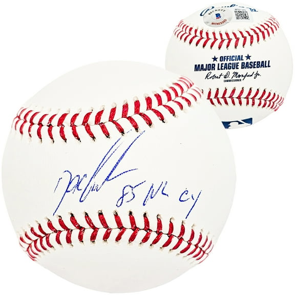 Dwight "Doc" Gooden Autographed Official MLB Baseball New York Mets "85 NL CY" Beckett BAS Witness 212242
