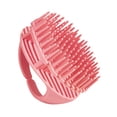 thumbnail image 2 of lionlar Cheveux Massage du Cuir Chevelu Ronde Bain Massage Brosse Multifonctions Utilisation Sèche Humide Massage Rose, 2 of 9