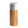 thumbnail image 1 of Molinillo manual para el hogar, artefacto de sal marina para pimienta, molinillo de pimienta de madera de acacia (mármol blanco) MFZFUKR CPB-US-YYM460-4, 1 of 5