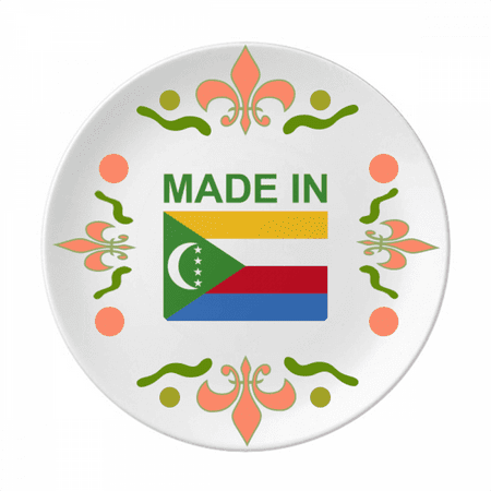 

Comoros Country Love Flower Ceramics Plate Tableware Dinner Dish