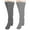 Gray, variant on Lovskoo Women's 2 Pairs High Fuzzy Socks Over Knee Winter Leg Warmers Teddy Legs Socks Plush Slipper Socks for Women Christmas Home Sleeping Gray