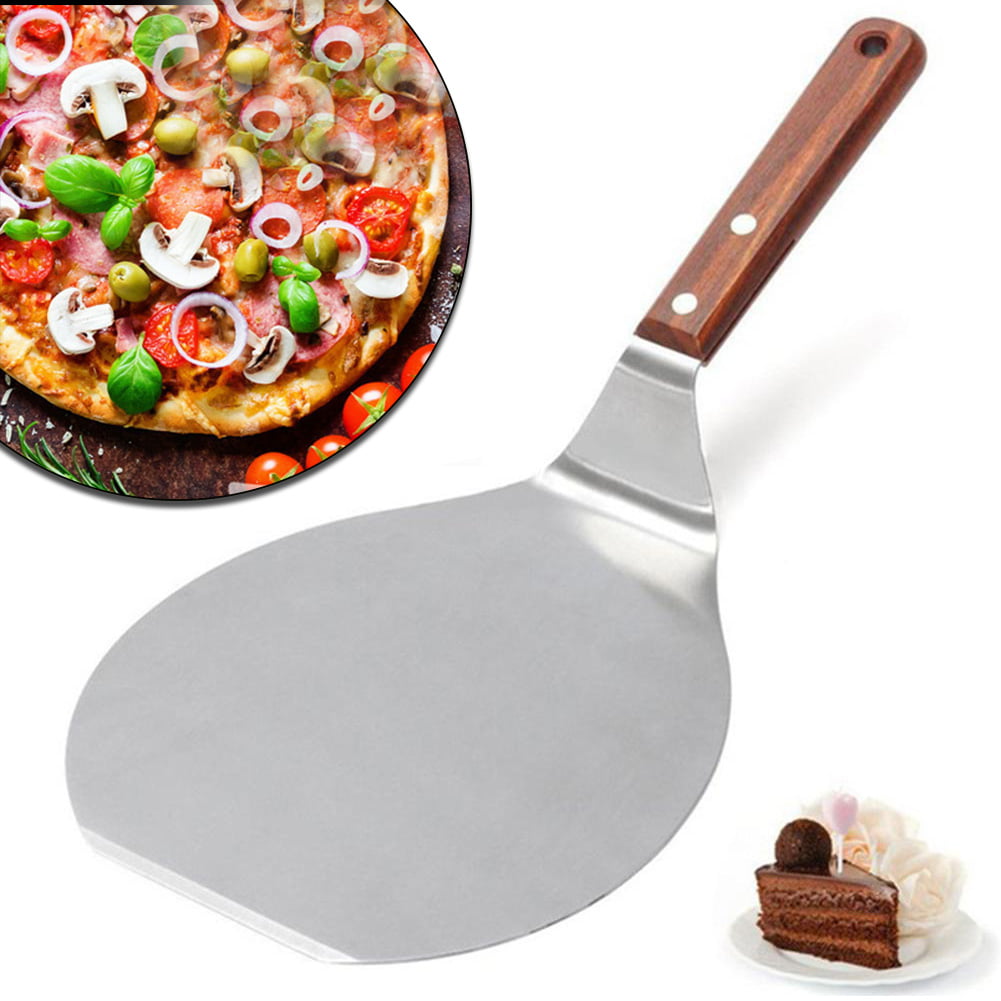 10/12" Stainless Pizza Peel Shovel Spatula Cutter Cake Lifter Paddle Baking Tray 