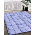 thumbnail image 3 of Ahgly Company Tapis de Zone Rectangulaire Transitionnel Bleu Ardoise Clair pour Intérieur, Lavable à la Machine, 5 Pieds x 8 Pieds, 3 of 7