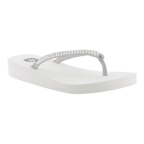 yellow box jello flip flops